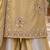 Embroidered viscose anarkali kurta with pant & dupatta set for women