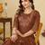 Embroidered cotton kurta with pant & dupatta set for women