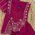 Embroidered cotton kurta with pant & dupatta set for women