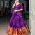 Traditional Narayanpet Cotton Stitch Peplum Top with Lehenga Set - Full Stitched Free size