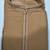 Cognac linen kurta pant set with embroidery & handwork