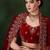 maroon velvet embroidered traditional lehenga-choli