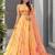 multicolor organza printed designer lehenga-choli