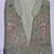 Light green gorgette kurta pant set with embroidery work