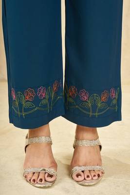 Heavy rayon kurta pant stitched 5