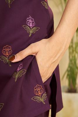 Heavy rayon kurta pant stitched 4