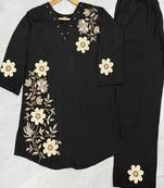 Heavy rayon kurta pant stitched