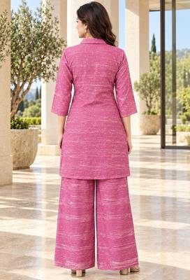 Heavy rayon kurta pant stitched 2