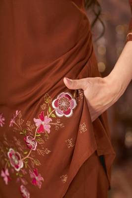 Heavy rayon kurta pant stitched 4