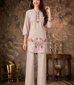Heavy rayon kurta pant stitched