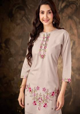 Heavy rayon kurta pant stitched 3