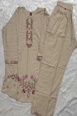 Heavy rayon kurta pant stitched 5