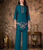 Heavy rayon kurta pant stitched