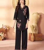 Heavy rayon kurta pant stitched