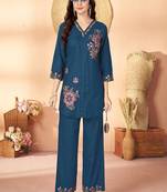 Heavy rayon kurta pant stitched