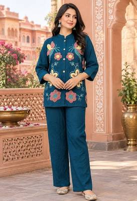 Heavy cotton kurta pant stitched 1