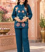 Heavy cotton kurta pant stitched