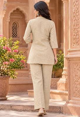 Heavy cotton kurta pant stitched 2
