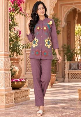 Heavy cotton kurta pant stitched 1