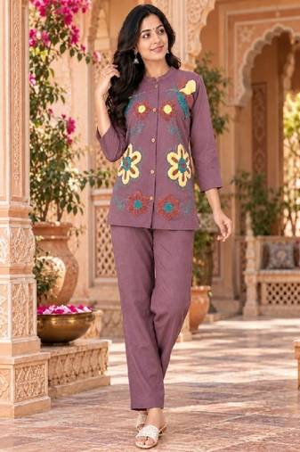 Heavy cotton kurta pant stitched