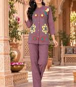 Heavy cotton kurta pant stitched
