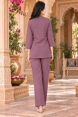 Heavy cotton kurta pant stitched 2