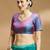Tissue silk designer sare blouse