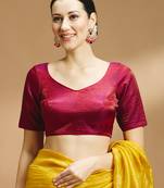 Tissue silk designer sare blouse