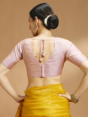 Tissue silk designer sare blouse 2