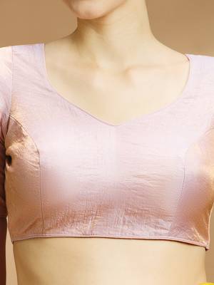 Tissue silk designer sare blouse 3