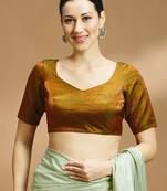Tissue silk designer sare blouse