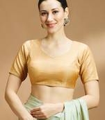 Tissue silk designer sare blouse