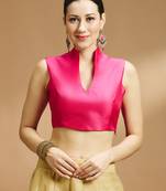 Silk fancy saree blouse