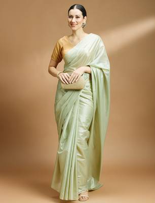 Tissue silk designer sare blouse 4