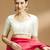 Silk side smocked stretchable blouse