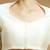 Silk side smocked stretchable blouse