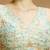 Floral printed self embroidered saree blouse