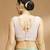 Pink embelished sequence saree blouse