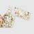 Floral printed self embroidered saree blouse