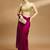 Gold embelished sequence saree blouse