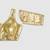 Gold embelished sequence saree blouse