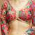 Self embroidered full sleeves v neck designer saree blouse