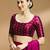 Wine side smocking stretchable satin silk blouse