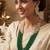 Emerald multi-strand kundan long necklace set