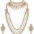 Ivorykundan multi-layered bridal necklace set