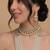 Off-white pearl & kundan bridal set