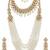 Off-white pearl & kundan bridal set