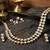 Double line kundan statement necklace set