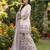 Off white printed pure cotton kurta trouser dupatta set