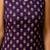Purple printed pure cotton kurta trouser dupatta set